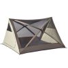 Outsunny Camping Tent, Easy Setup for 2-3 People, Ventilation Windows, Travel Bag Included
