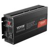 VEVOR Pure Sine Wave Inverter, 1000 Watt, DC 12V to AC 120V Power Inverter with 2 AC Outlets 1 USB Port 1 Type-C Port
