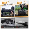 Portable Amphibious Inflatable Tent For Camping Foldable Offroad Roof Top Tent Floating Tent (With Ladder, Black)