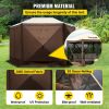 VEVOR Camping Gazebo Tent, 10'x10', 6 Sided Pop-up Canopy Screen Tent for 8 Person Camping, Waterproof Screen Shelter w/Portable Storage Bag