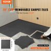VEVOR Carpet Tiles Reusable, 20"x 20" Carpet Squares With Padding Attached, Soft Padded Carpet Tiles