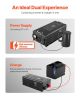 5000W Pure Sine Wave Inverter Charger DC 24V to AC 120V Power Inverter