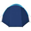 Waterproof Camping Tent 4 Persons Navy Blue/Light Blue