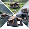 New Design 4x4 Offroad Car Roof Top Tent Amphibious Inflatable Tent With Ladder For Camping( With Ladder, Two Tone Style, Khaki & Black)