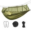 2 Persons Hammock 600LBS Max Load with Mosquito Net Outdoor Hiking Camping Hommock Portable Nylon Swing Hanging Bed