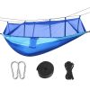 2 Persons Hammock 600LBS Max Load with Mosquito Net Outdoor Hiking Camping Hommock Portable Nylon Swing Hanging Bed