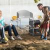 Outdoor BBQ Portable Grilling Table with Windscreen Bag