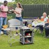 Outdoor BBQ Portable Grilling Table with Windscreen Bag